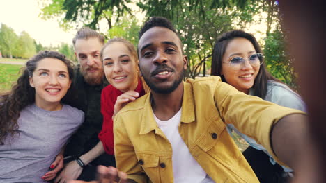 Group Selfie in the Park