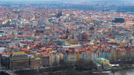 Vista-Aérea-Del-Casco-Antiguo-De-Praga,-República-Checa