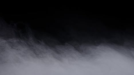 hielo seco realista nubes de humo niebla