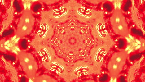 abstract flower-like kaleidoscope animated pattern