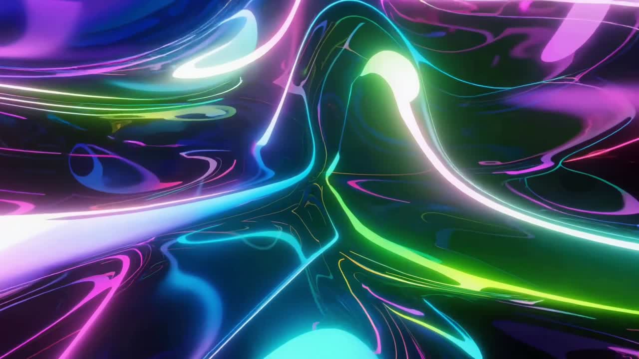 Sfondo Animato 3D Astratto Continuo
