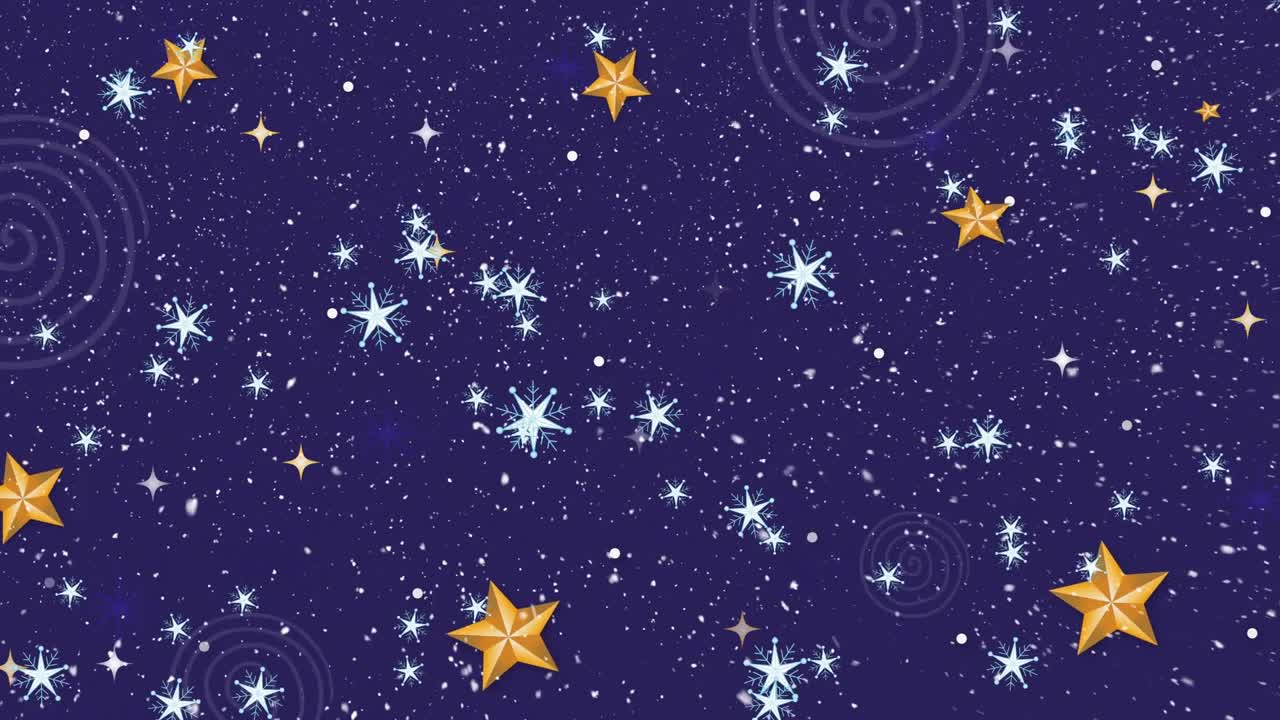 At start, star field pulsing, clustering, swirling and dispersing slowly for soothing cosmic effect