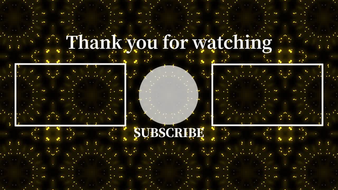 입자 반이는 칼레도스코프 엔드 카드 엔딩 스크린 모션 그래픽