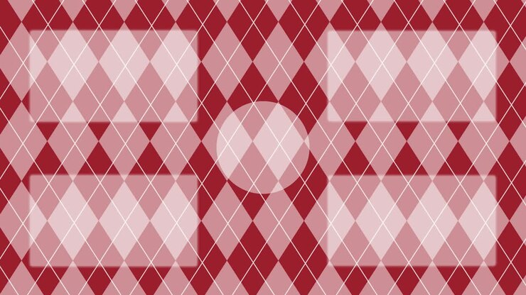 Argyle pattern end card ending screen motion graphics