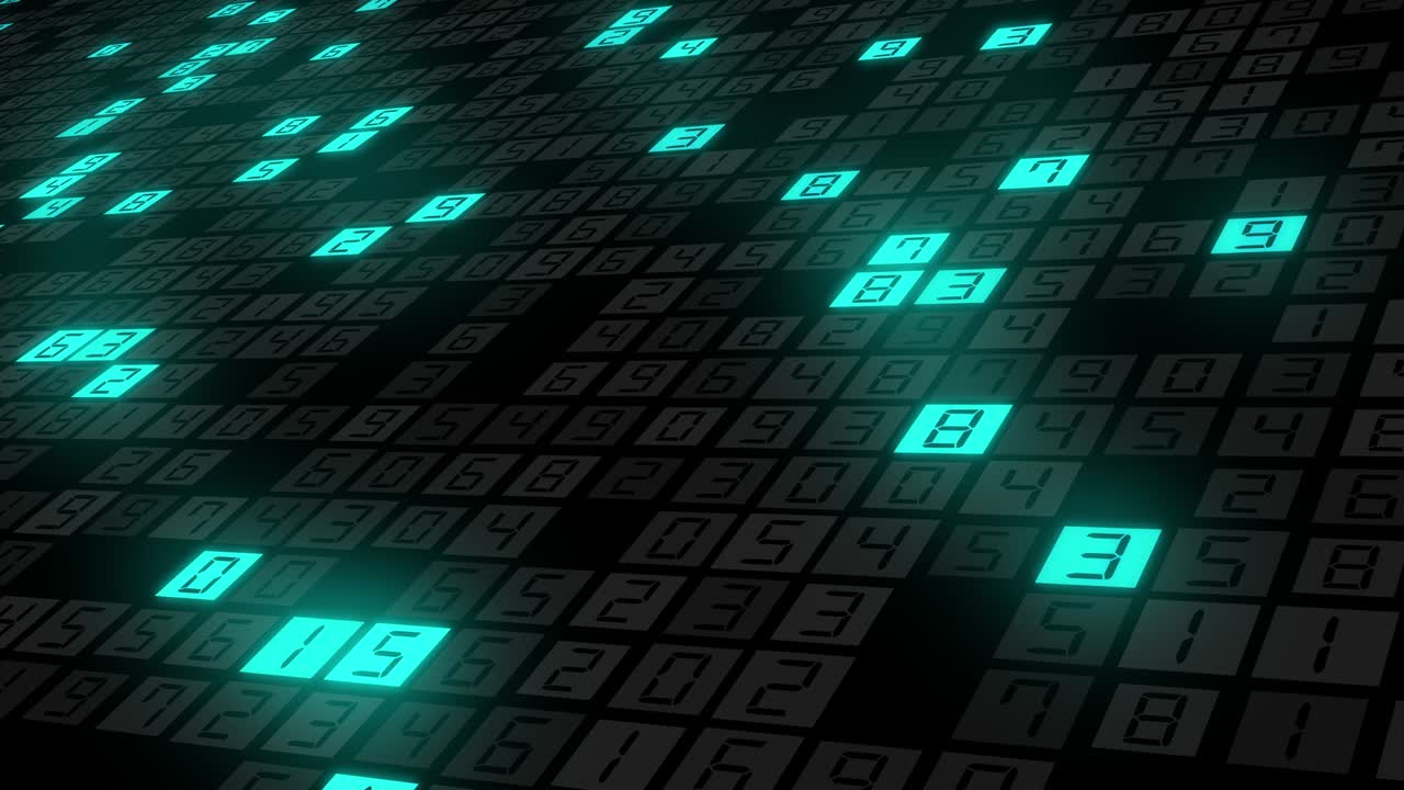 Abstract background with binary code