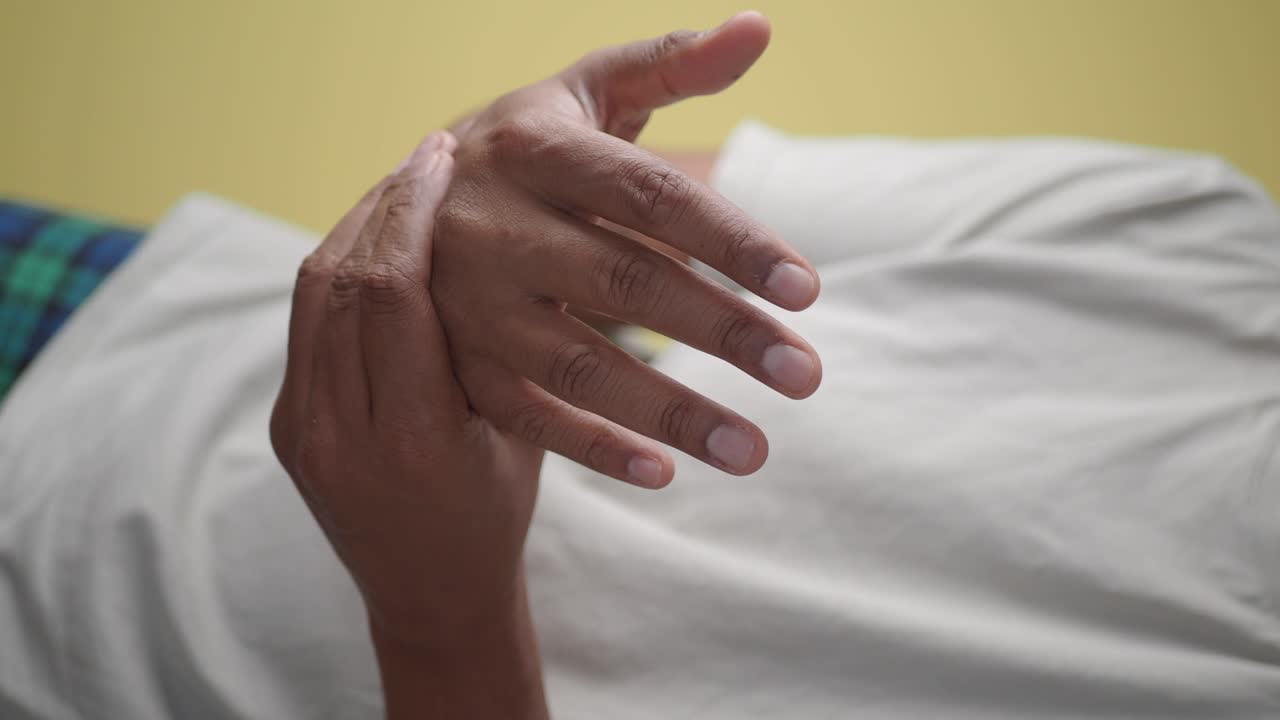 Close-up of a Man's Hands