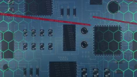 animation of data processing over network of connections