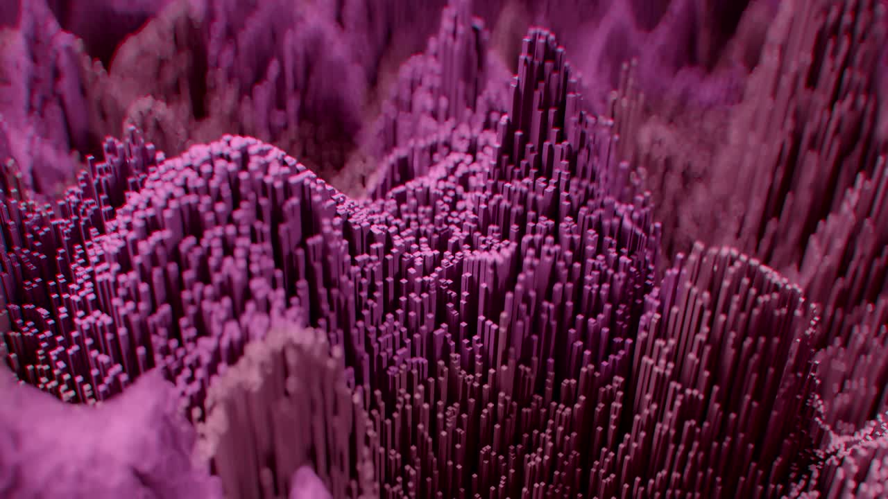 animación topográfica abstracta en 4k.