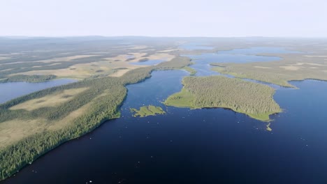 Drohnenaufnahmen-Aus-Großer-Höhe-Fangen-Die-Grenzenlose-Weite-Der-Wildnis-Labradors-Ein