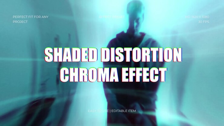 Sovrapposizione di effetti video con glitch dinamico e distorsione cromatica