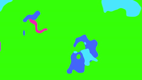 transición moderna de pantalla verde