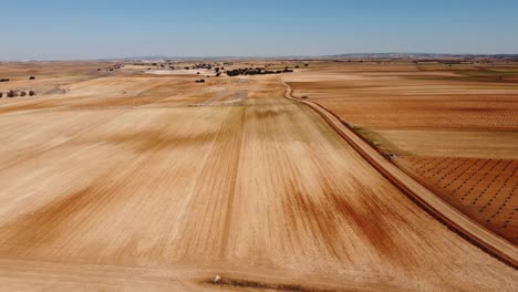 Aerial-view-of-dry-fields