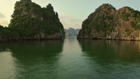 Halong Bay Vietnam Southeast Asia emerald water lagoon Hạ Long limestone islands