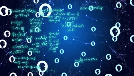 ai 아이콘과의 연결을 통해 ai 데이터 처리의 애니메이션