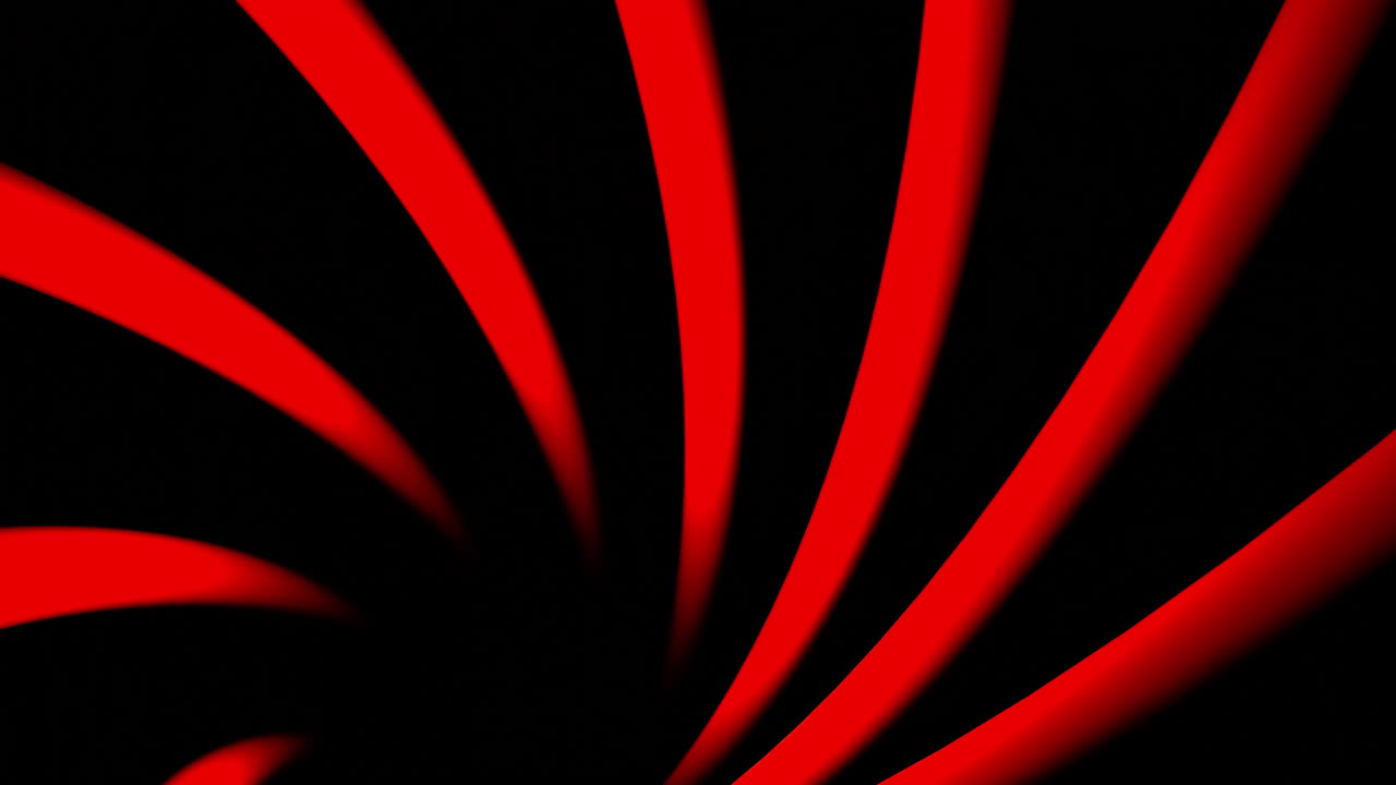 추상적인 빨간색과 검은색의 나선형 배경