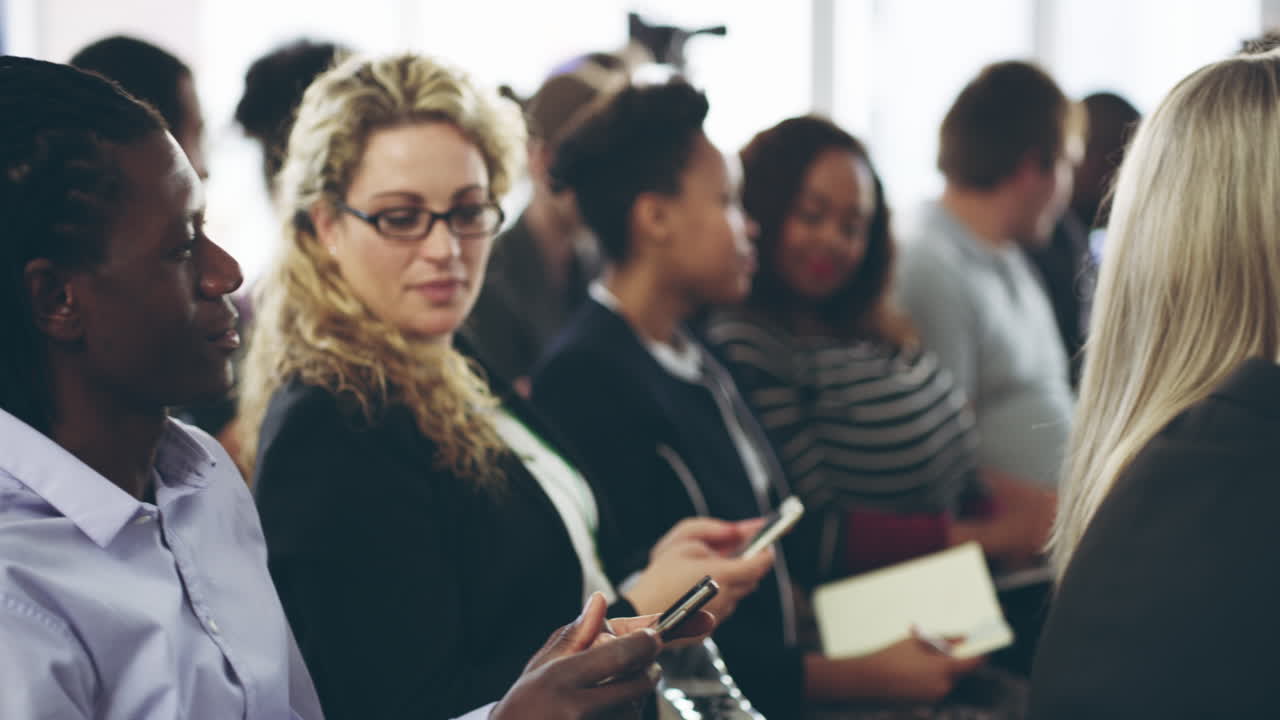 The seats are all filled