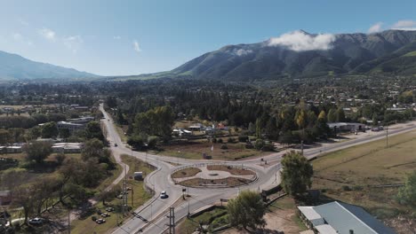 streets of the urban town of tafí del valle in the northwest province of tucumán, argentina