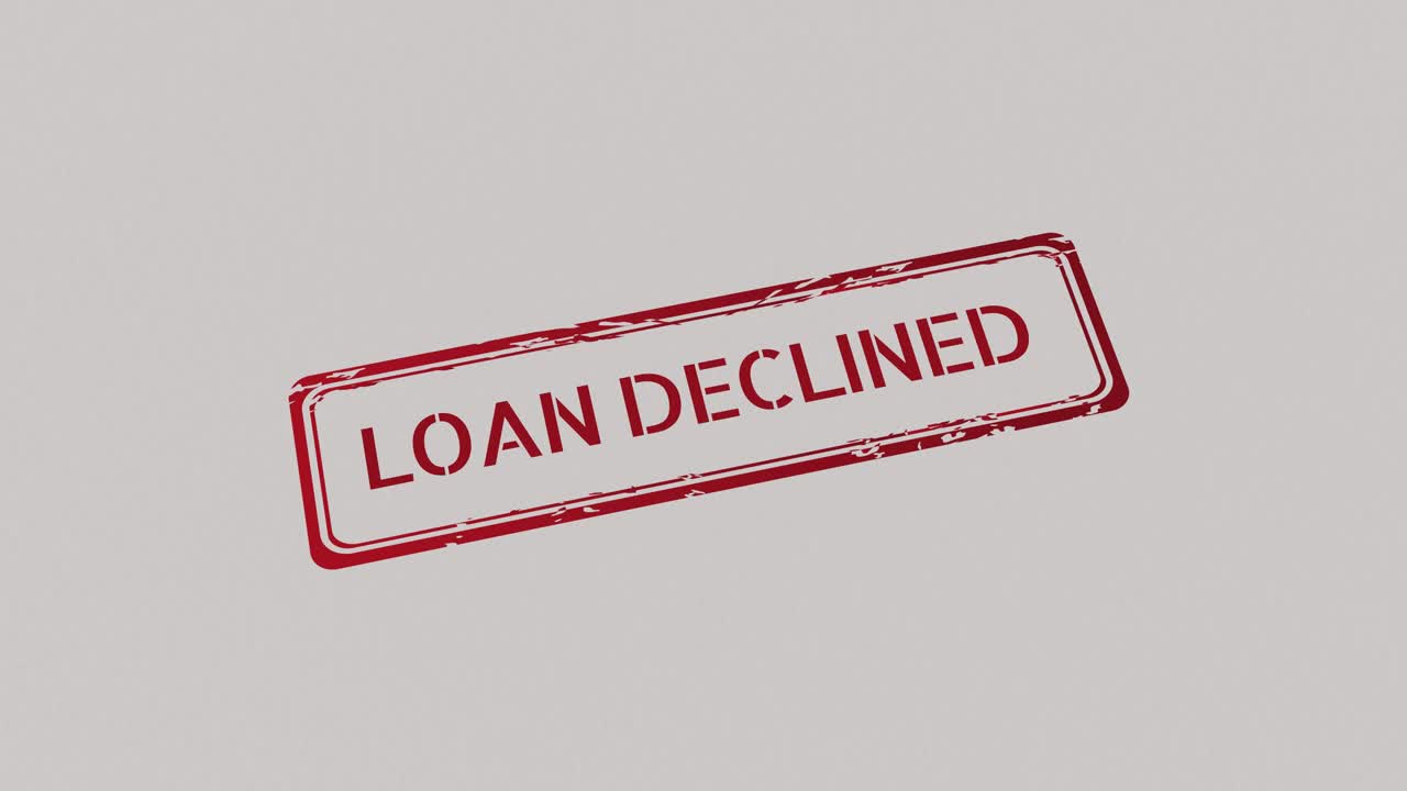 LOAN DECLINED Stamp