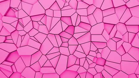fractured surface pink animation background