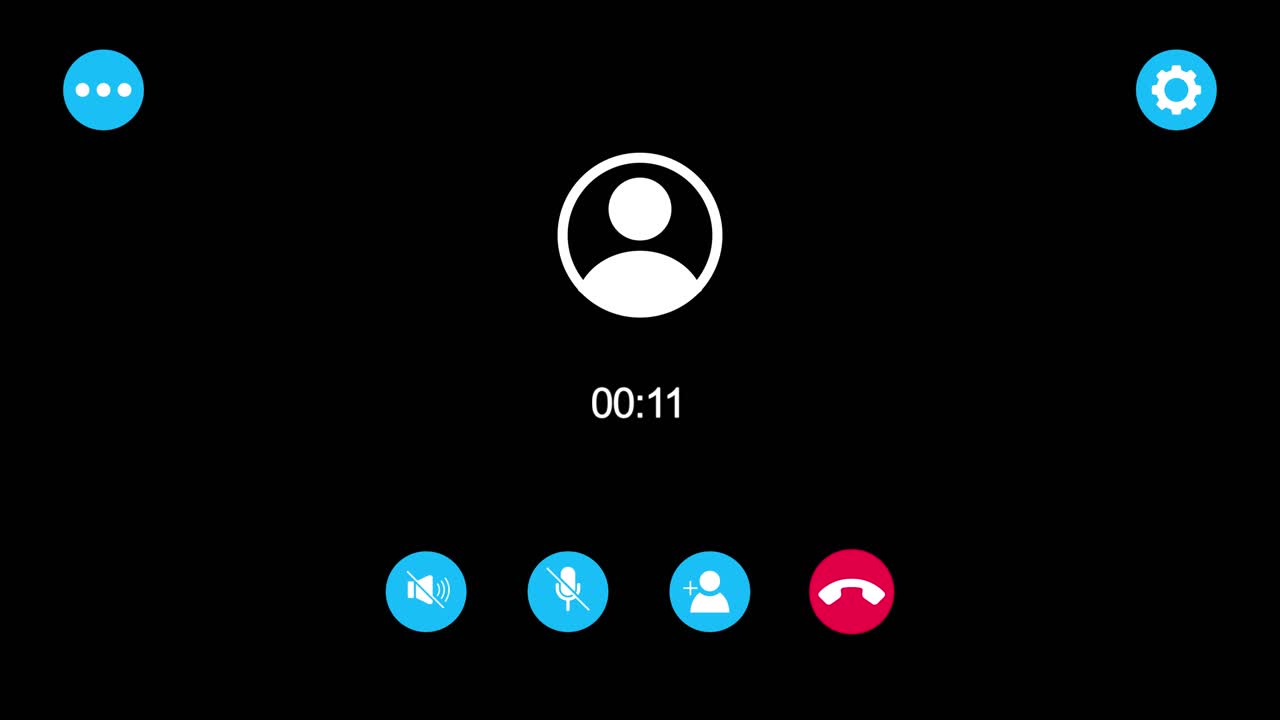 Video call interface