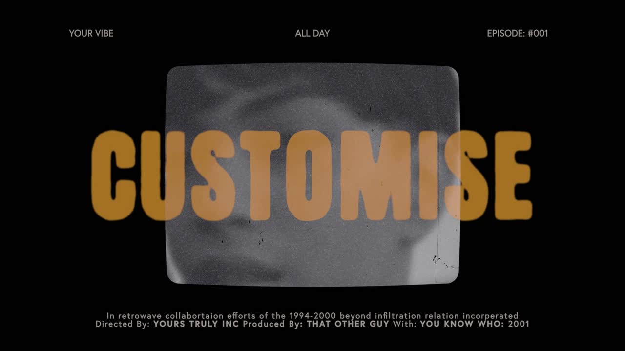 Vintage Film Style Intro with Retro Effects and Diverse Scenes