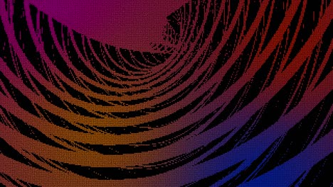 abstracto túnel futurista gradiente de píxeles animación de fondo de un bucle sin costuras