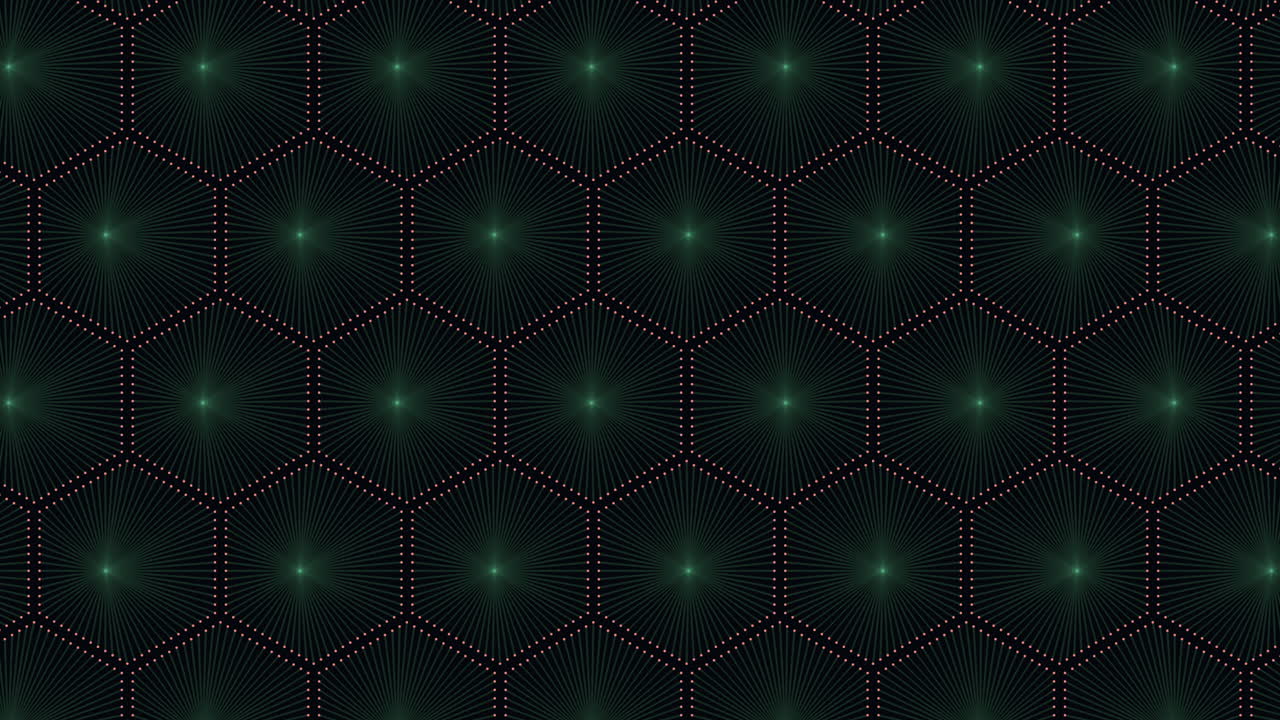 moderno patrón hexagonal diseño negro y verde