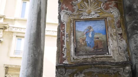 religious shrine detail in italy