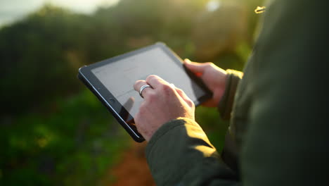 he's able to use his device in remote places