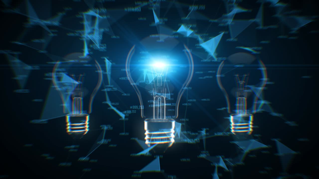 혁신 개념 배경 4k