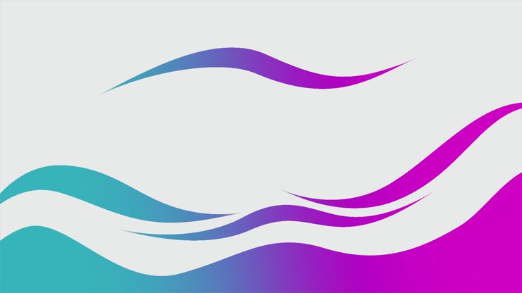 Padrão de ondas em gradiente azul e roxo