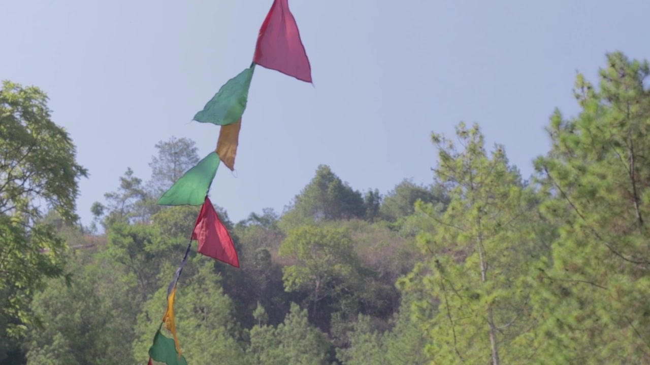 Bandera en festival, siempre interesante de ver
