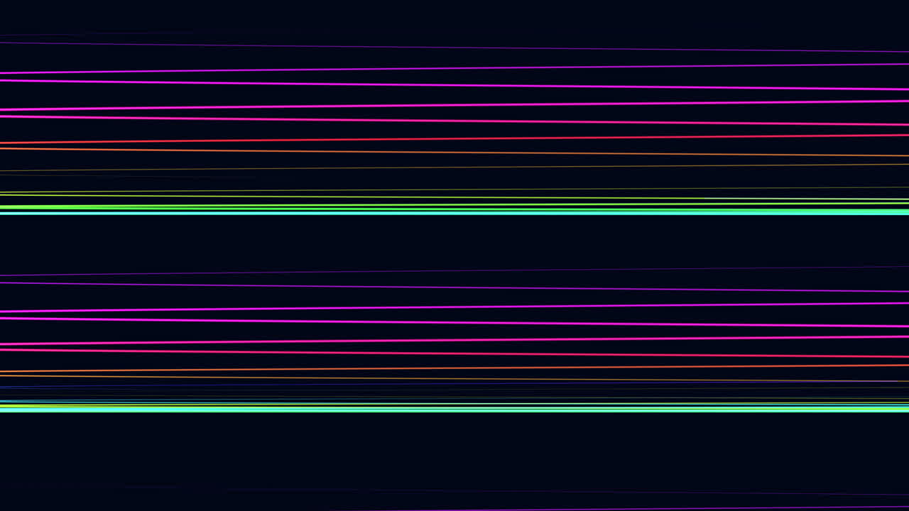 검은색 배경 에 있는 다채로운 선 들 - 추상적 인 예술 작품