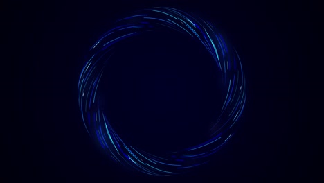 abstract blue light spiral