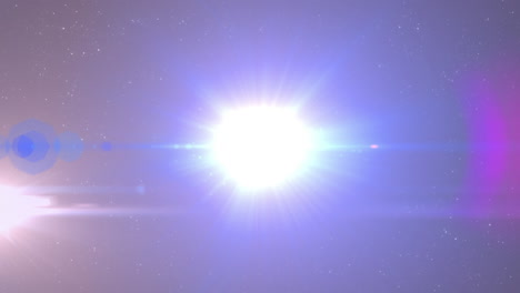 animación de puntos de luz sobre un fondo negro