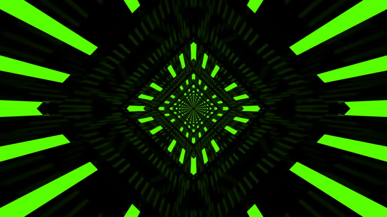 Corridoio di sfondo verde brillante e accattivante.