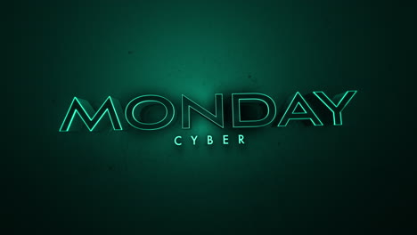 Dark-monochrome-Cyber-Monday-text-on-deep-green-gradient