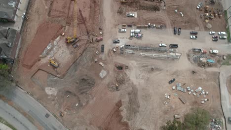 this video is about an birds eye view of a construction site