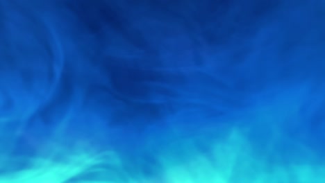 humo real sobre un fondo azul borroso