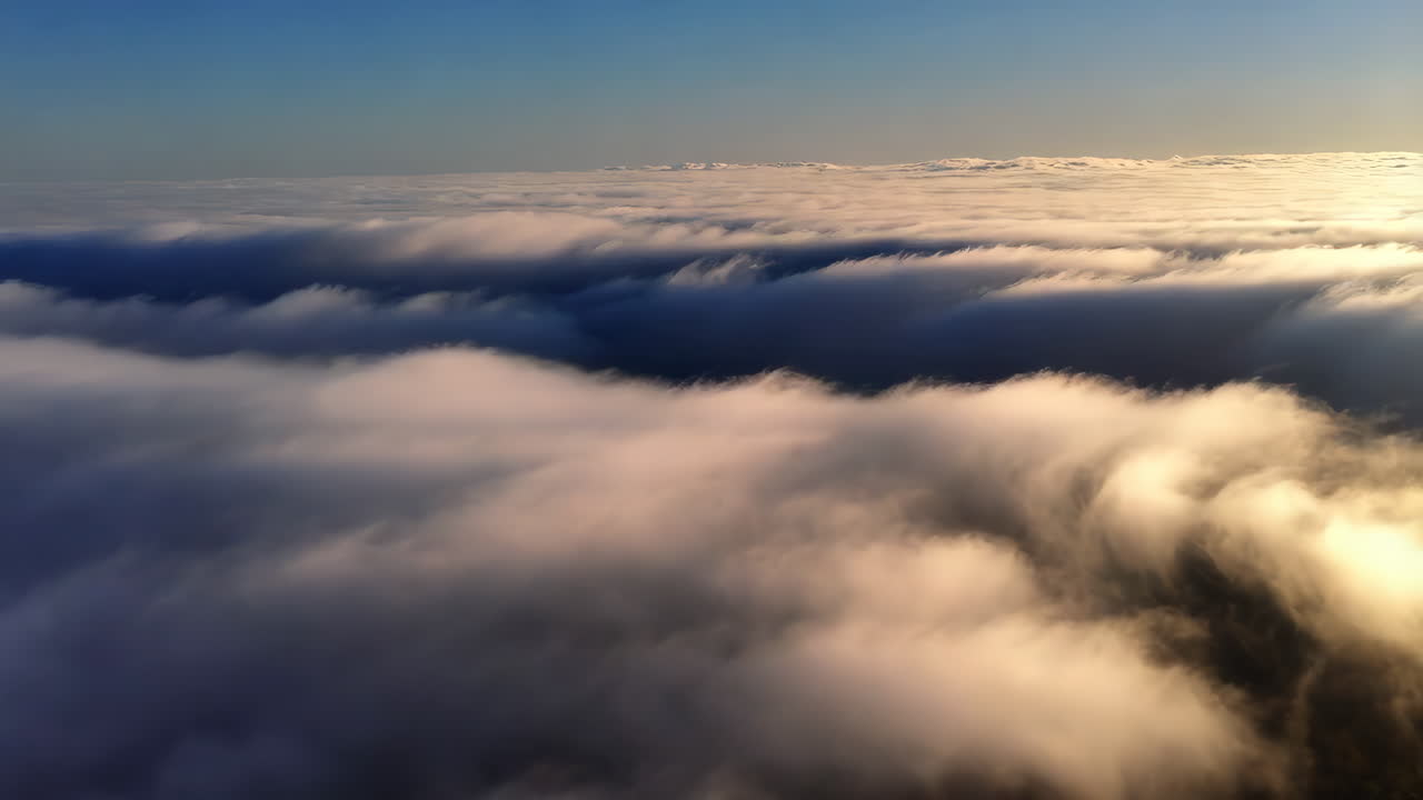 Vista aerea del paesaggio delle nuvole