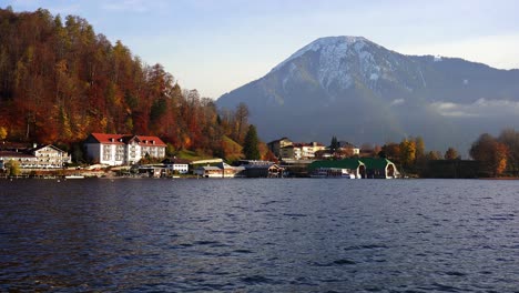 lake side buildings