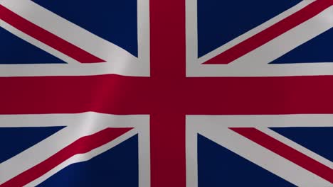 united kingdom waving flag animation 4k moving wallpaper background