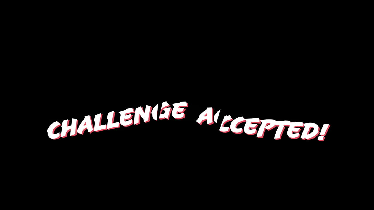 도전 단어가 받아들여졌고 적색 선이 통과합니다.