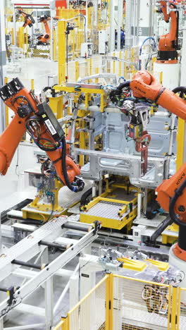 automated car body assembly line