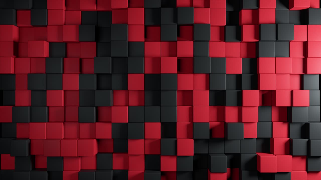 patrón geométrico abstracto rojo y negro