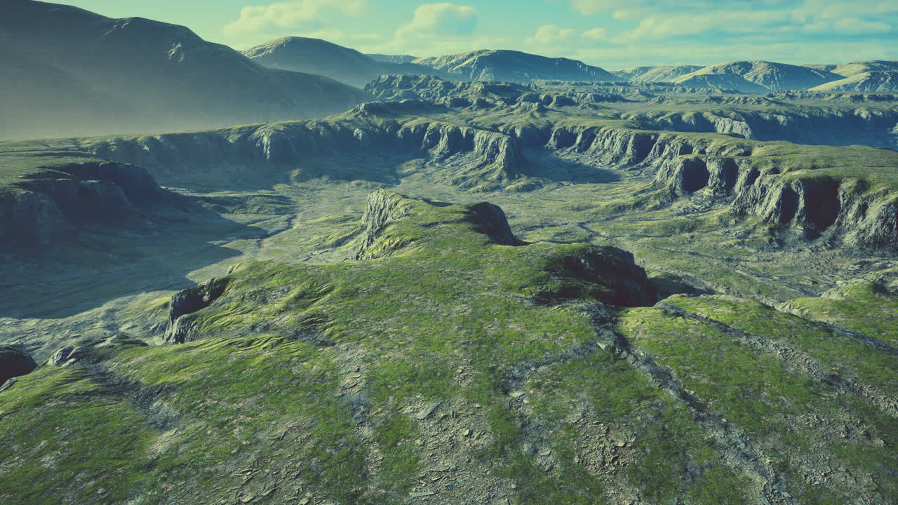 paisaje con montañas y hierba amarilla seca en nueva zelanda