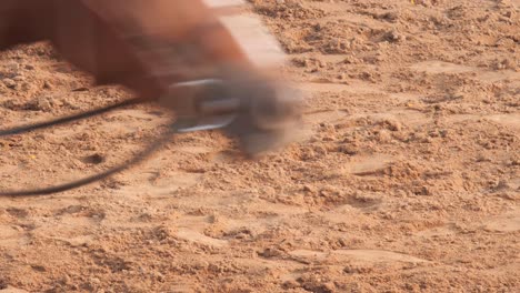 Horse-passing-by-and-man-legs