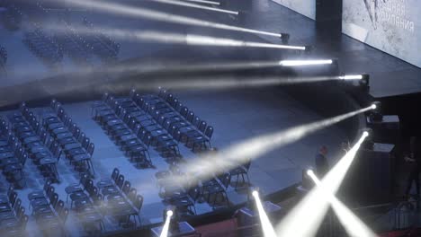 empty auditorium before an event