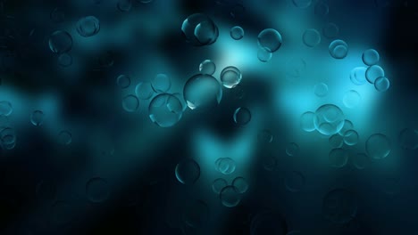 abstract bubbles background loop
