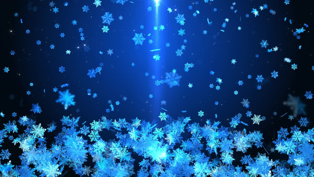 Abstract winter snow falling loop motion background shining gold particles shimmering glittering